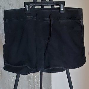 NOBO Black Jean Shorts with Drawstring Waist